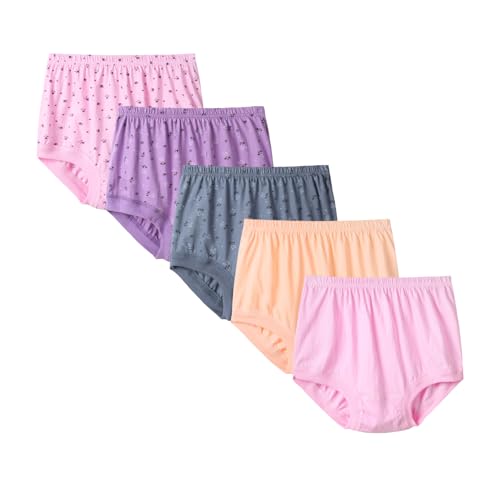 Slips en coton pour femme qui ne serrent pas la taille haute extensible L