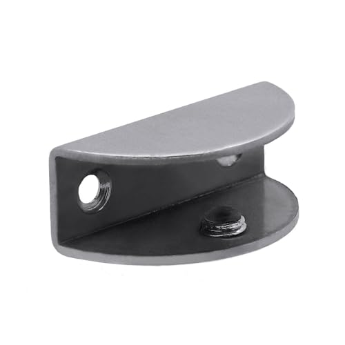 2-50 Piezas Viga de Piso Vidrio Semi-Circular Soporte Estante Cristal Pinza Clip Clamp Baño Acero Inoxidable 6-15mm, variante-:Mod2 - vidrio 8-12 mm - 2 piezas