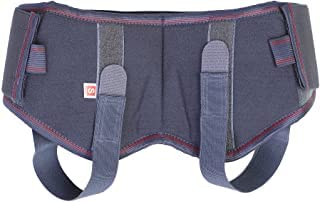 Image of TADDY Inguinal Hernia Belt For Men Hernia Support Truss with Removable Pressure Pads Double Hernia Pain Relief Comfortable Brace (Large, Grey)