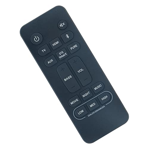 ALLIMITY RC-1236 Replace Remote Control fit for Denon Soundbar DHT-S216 DHT-S216H DHTS216 DHTS216H RC1236 - Image 2