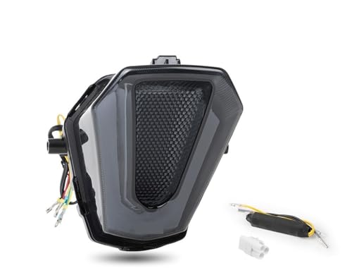 Luz trasera de freno e intermitentes para rutas nocturnas en GSXR1000