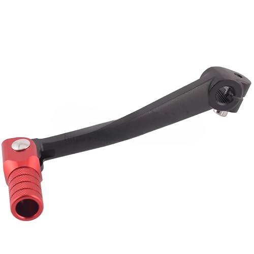 Gconla Red Headed Black Pol Motorcycle Gear Shifter Lever Motorcycle Accessories Folding Shift Lever Gear For Kayo T2 T4 T6 K4 K6 For Xr50 Crf50 Nc250 Nc450 Universal Replacement