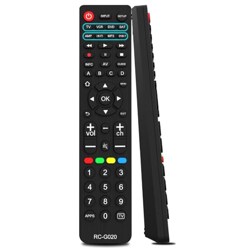 Upgraded Universal TV Remote for Smart TV Replacement, Learning Remote