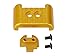 NDZ Performance Slide Rack Assist Cover Plate with Grooves for Springfield Hellcat & Hellcat Pro, RDP, Anodized Aluminum, Made in The USA - Gold