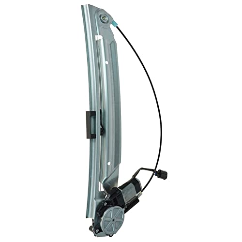 Image of TRQ Rear Right Power Window Regulator & Motor Assembly Passenger Side Compatible with 2001-2003 BMW 525i 1997-2000 528i 530i 1997-2003 540i 2000-2003 M5
