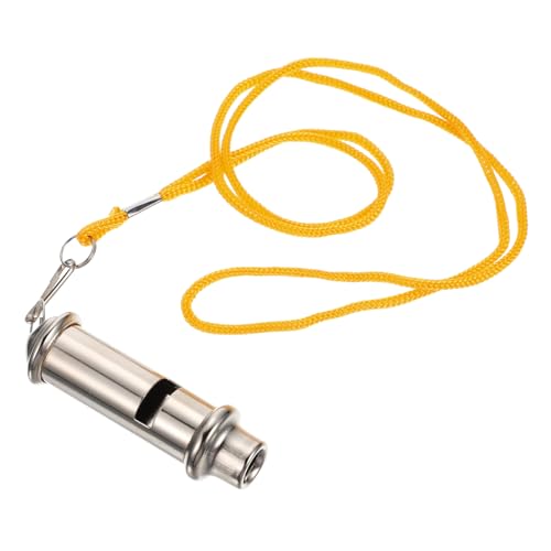 Didiseaon Dog Parrot Training Whistle Metal Pigeon Whistle for Birds Durable Easy-Clean