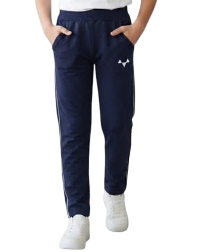 Image of Boys Regular Fit Cotton Pants, Track Pants and Lowers for Boys Age 4-14 Years Kids
