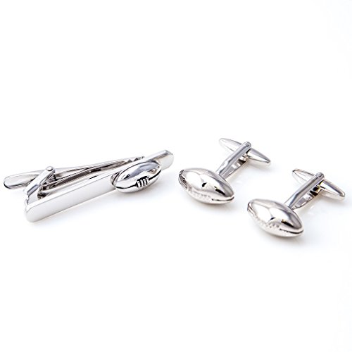 Par de Mancuernillas y Barra de Corbata MRCUFF Football miniatura 2