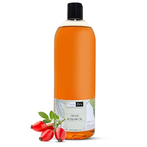 Freshskin Beauty LTD | Organic Rosehip Seed Oil 100ml - Pure and Natural, Certified Organic, Vegan, Cold Pressed, Hexane Free, No GMO