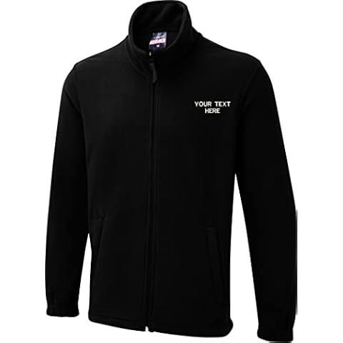 Personalised Embroidered Fleece Jacket, Full Zip Cover