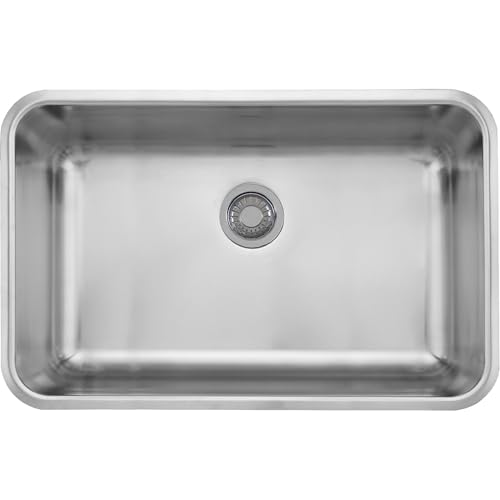 Franke GDX11028 Grande 17-Inch x 28-Inch Single Bowl Undermount Kitchen Sink