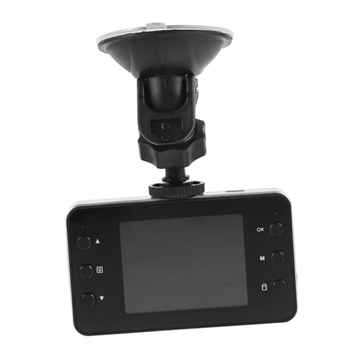 PRETYZOOM Cámara De Tablero para Vehículos Cámara De Respaldo Grabadora De Tablero De Cámara De Conducción Grabación Dashcam Cámara del Tablero Delantero del Coche Abs Black