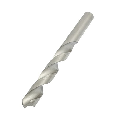 uxcell 150mm Long 12mm Dia Straight Shank High Speed Steel Spiral Twist Drill Bit