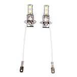 2Pcs Fog Light Bulbs H3 5050 White 9 SMD LED Xenon DC12V Auto Car Fog Light Lamp Led Fog Light Bulb 6500K Super Bright+2x high power 12v h3 xenon 6500k,+h3 spotlight bulbs+12v h3 100 watt bulbs+h3 bu