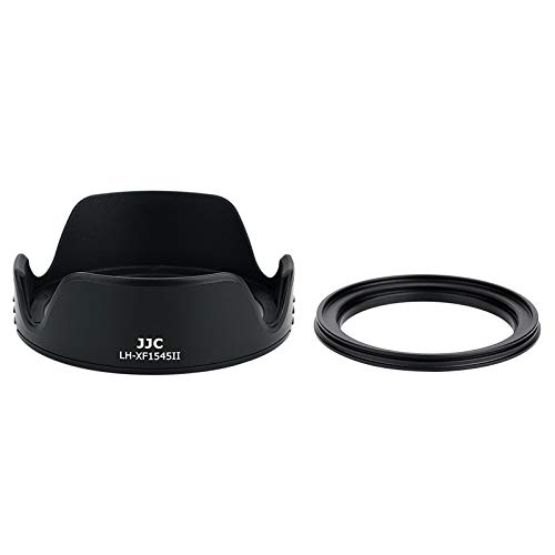 JJC Gegenlichtblende für Fujifilm XC 15–45 mm F3,5–5,6 OIS PZ Objektiv & Fujifilm XF 18 mm f/2 R Objektiv – kompatibel mit 52 mm Filter + Objektivdeckel, DSLR-Kamera, Fotofotografie JJC Gegenlichtblende für Fujifilm XC 15–45 mm F3,5–5,6 OIS PZ Objektiv & Fujifilm XF 18 mm f/2 R Objektiv – kompatibel mit 52 mm Filter + Objektivdeckel, DSLR-Kamera, Fotofotografie