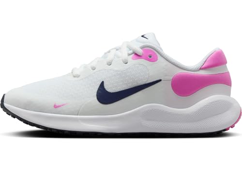 Nike Revolution 7 Schuh für ältere Kinder, White/Midnight...
