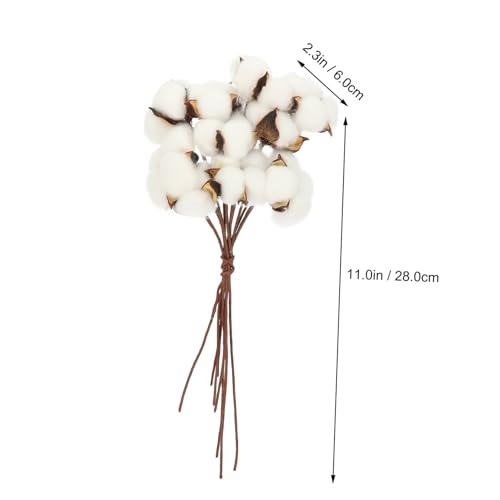 Ramo de Algodón Seco para Decoración Navideña miniatura 2
