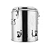 Baril isolé Commercial Seau à thé Ouvert en Acier Inoxydable avec Robinet (Taille : 50 l)