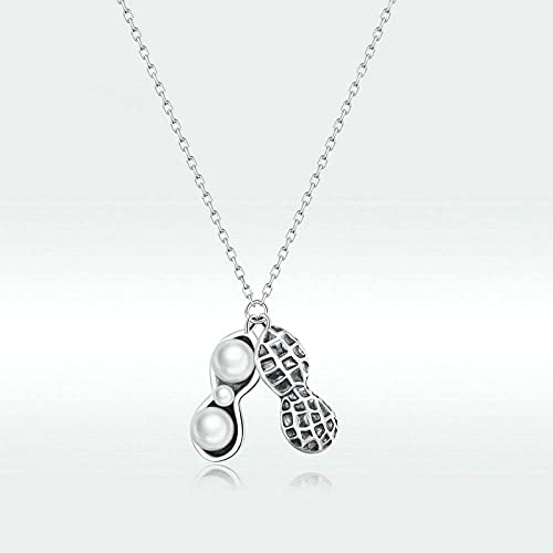 Collier Lucky Peanuts Shell orné de perles pendantes de haute qualité