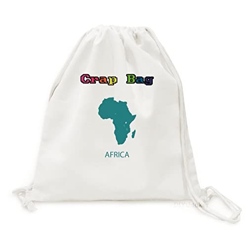 Carte silhouette canvas rucksack afrique aux finitions soignées