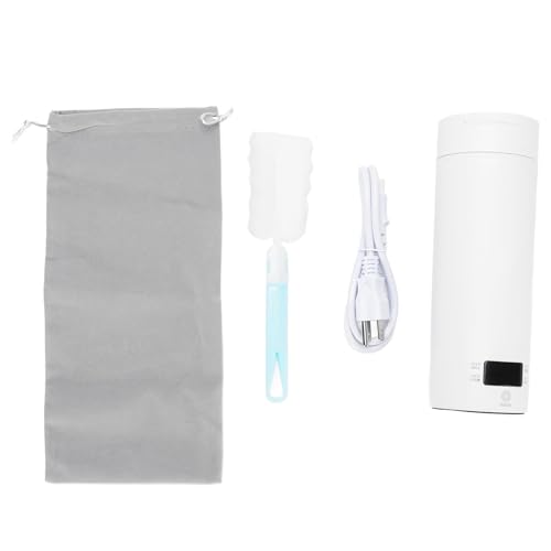 Tetera eléctrica portátil de viaje 450 ml con control de temperatura miniatura 6