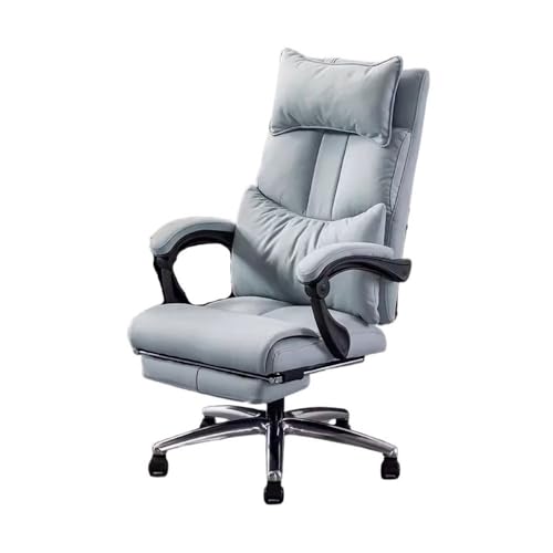 Home Use Comfortable Ergonomic Chairs Executive Office Chaires Lunch Break Reclining Office Chair(Blue)