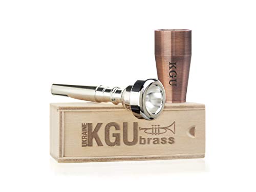 Trumpet Mouthpiece Booster Kgubrass. Custom Made Classic Trumpet Booster Kgu Antique Copper Lacquer Color #TOP3