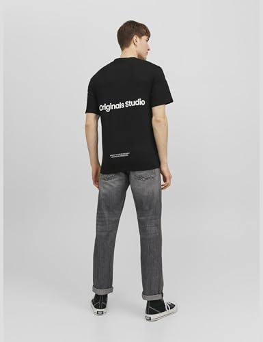 JACK & JONES Basic T-Shirt Logo Print Kurzarm Shirt Rundhals Shortsleeve JORVESTERBRO – Ansicht 3