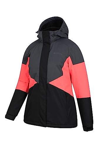 Mountain Warehouse Moon Women's Ski Jacket - Snowproof, Adjustable Hood - Ideal for Sports, Skiing, Snowboarding, Standard Length, Winter, 7 Pockets, Polyester, T-Back, Anorak, UK Size - Image 6