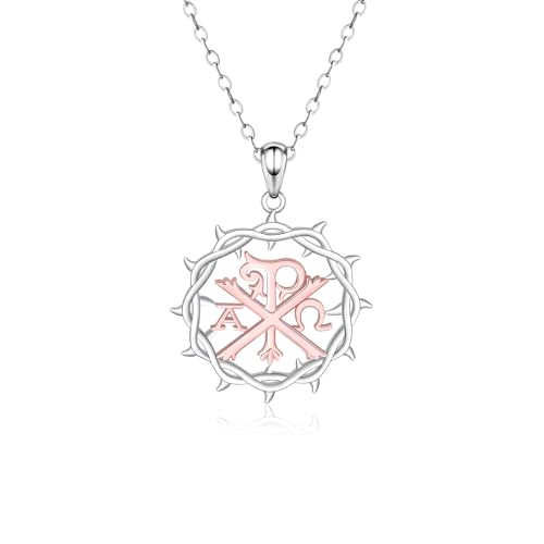 Howenal Chi Rho Alpha OmegalbNX - 925X^[OVo[ƂNX`y_g @ICGXNXlbNX p NX`y_g jp j[Nȃ_I EhWG[Mtg