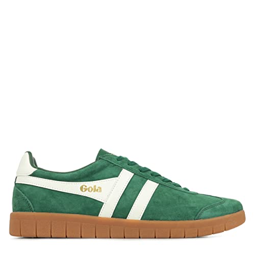Image of Gola Hurricane Suede Evergreen /Off-White /Gum 12 D (M)