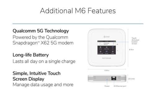Image of NETGEAR - Nighthawk M6 5G Mobile Hotspot MR6110