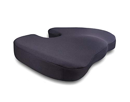 PIC AUTO Memory Foam Seat Cushion - Back Sciatica Hip Tailbone Orthopedic Pain