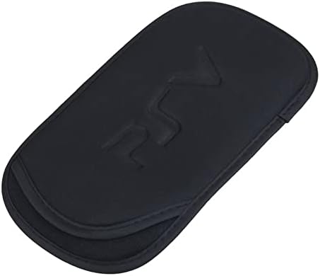 Unisex Black Solid Bag Polyester Shockproof Bag Protective Soft Cover Case Soft Pouch with Lock Button for PS Vita PSV