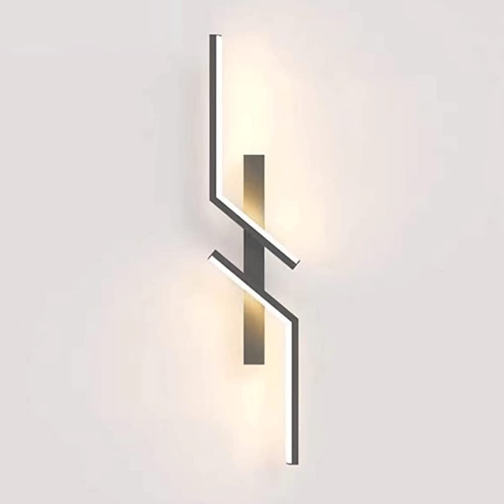 Lámpara de pared de metal ultrafino con luces de pared LED modernas y pantalla acrílica