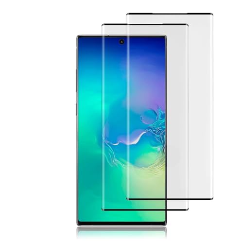 Xawy [2-Pack] for Galaxy Note 10 Screen Protector Tempered Glass,[Anti-Fingerprint][No-Bubble][Scratch-Resistant] Glass Screen Protector for Samsung Galaxy Note 10