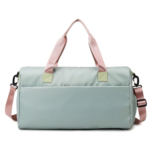 HBJWOV Travel Bag, Swimming Bag, Dry Wet Separation, Fitness Bag, Large Capacity Cylindrical Tote Bag