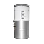 OVO 750 Airwatts Heavy Duty Powerful Central Vacuum System, Hybrid Filtration (with or Without Disposable Bags) 25L or 6.6Gal Bottom Load Dust Bin