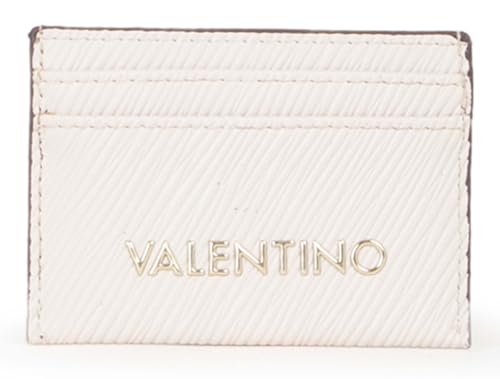 Porte-cartes VALENTINO Posillipo écru en cuir élégant pour homme et femme