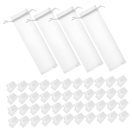 Sacs organza blanc emballage élégant bijoux et sachet cadeau mariage