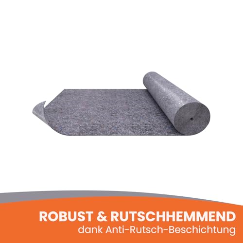 Malervlies Abdeckvlies Renoviervlies 1x25m Schutzvlies Abdeckung Möbel & Schutz beim Streichen, Tapezieren - selbsthaftend, wasserdicht, Anti-Rutsch, saugstark, mehrfach verwendbar - BEKATEQ BE-23W