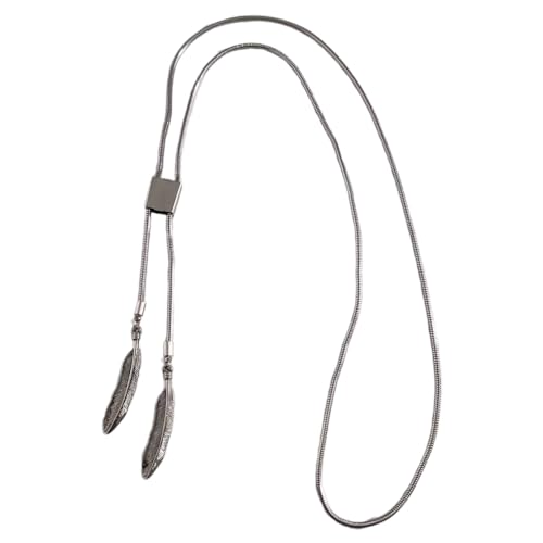WEYIMVTO Corbata bolo, Collar de corbata vaquera metal trenzado con cordón zapato Country Cowboy