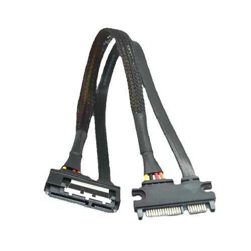 Cable Extensión SATA 3 III 0.3 m Rojo miniatura 3