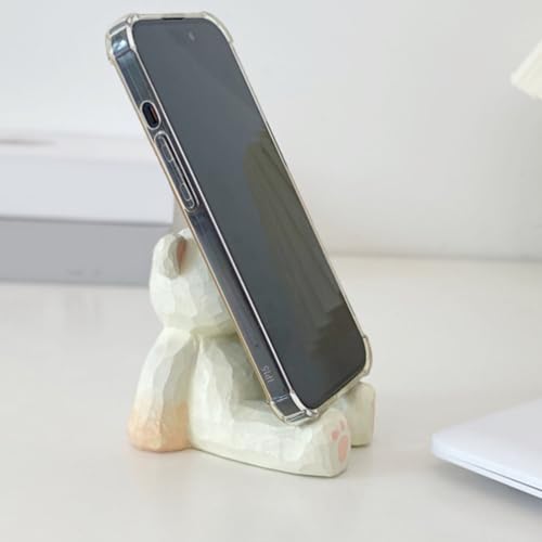 Tsophreniq de téléphone en Bois, Station d ' Accueil avec Ours/éléphant, de téléphone Portable pour Adultes, Accessoires de Bureau, Figurine Mobile – vue 8