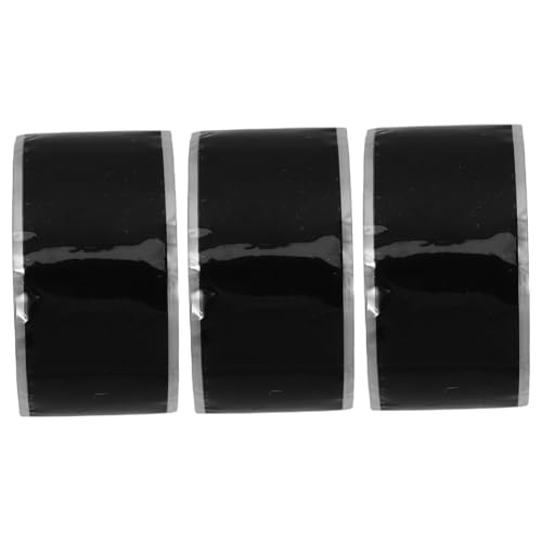 Lurrose 3rolls Reusable Silicone Wrap Self Fusing Tape for Leak Seal Water Tape for Leaks Auto Home Resistant Grip for Bikes Handles Tools