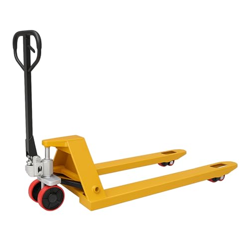 Gato hidráulico de alta resistencia, capacidad de 5500-1000 libras, carretilla elevadora industrial de 21.6 x 47.2 pulgadas para almacenamiento y logística