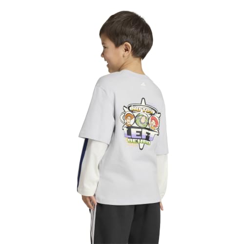adidas Mixte Enfant Pixar Toy Story Shirt, LGH Solid Grey/Off White, 5-6 Years