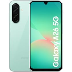 Samsung Galaxy A26 5G Smartphone, Awesome Intelligence, 8GB Memory, 256GB Storage, 50MP Camera, Light Green, 3 Year Extended Warranty (UK Version)