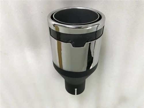 Tuyau d'échappement 51mm entrée 101mm sortie en acier inox pour modification auto