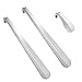 Ledoo 3Pcs Schuhanzieher Schuhlöffel Metall Schuhanzieher Lang Edelstahl Schuhlöffel Schuhhorn Kleine Schuhanzieher Shoehorn für Männer Frauen (2 * 41cm &15cm)